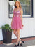 A-Line/Princess Sleeveless Tulle Sequin Spaghetti Straps Short/Mini Homecoming Dresses HEP0004827