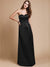 Sheath/Column Sweetheart Sleeveless Long Bowknot Satin Bridesmaid Dresses HEP0005678