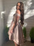 A-Line/Princess Off-the-Shoulder Satin Sleeveless Ruffles Short/Mini Homecoming Dresses HEP0004645