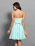 Chiffon Cocktail Haleigh Homecoming Dresses A-Line/Princess Sweetheart Beading Sleeveless Short Dresses