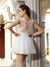 A-Line/Princess Scoop Beading Sleeveless Satin Micaela Cocktail Homecoming Dresses Short Dresses