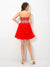 A-Line/Princess Sweetheart Beading Sleeveless Homecoming Dresses Cocktail Campbell Short Organza Dresses