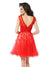 A-Line/Princess Scoop Satin Cocktail Homecoming Dresses Jaliyah Applique Sleeveless Short Elastic Woven Dresses