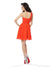 A-Line/Princess Chiffon Homecoming Dresses Cocktail Amber One-Shoulder Beading Sleeveless Short Dresses