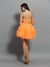 A-Line/Princess Satin Jaylynn Homecoming Dresses Cocktail Sweetheart Ruffles Sleeveless Short Dresses