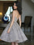 Fashion A-Line Sleeveless Backless Short Homecoming Dress With Sequins JS15