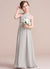 - Girl Sleeveless Bow(s) A-Line Floor-length With Karlee Chiffon Flower V-neck Dress Flower Girl Dresses