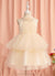 - Emilia Dress With Flower Girl Dresses Knee-length High Girl Rhinestone Flower Neck Ball-Gown/Princess Sleeveless Tulle